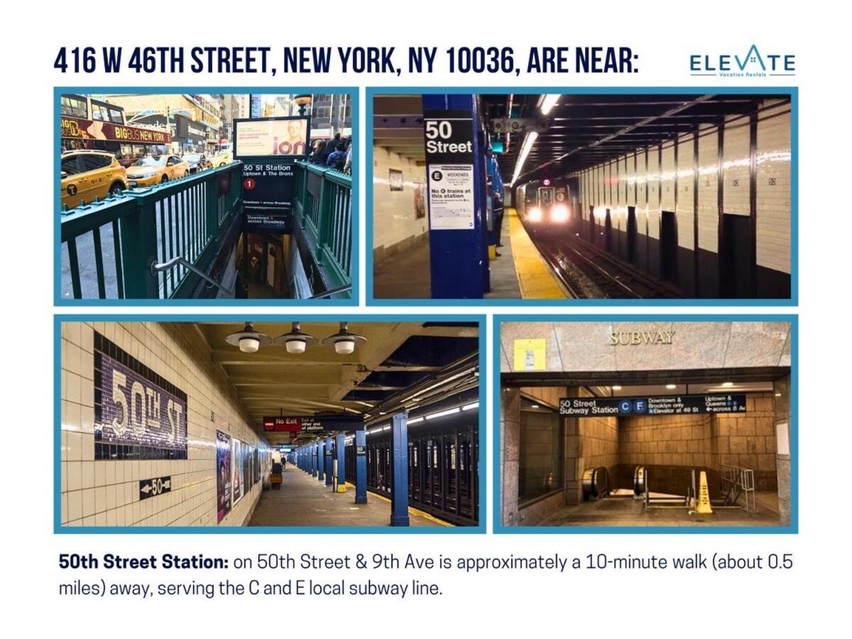 Elevate Apartment At Times Square - Cozy Studio In Times Square And Nearby Restaurants New York Exterior foto